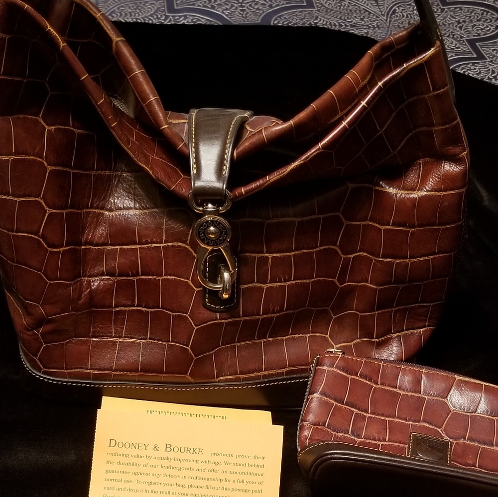 Croco Dooney and Burke handbag